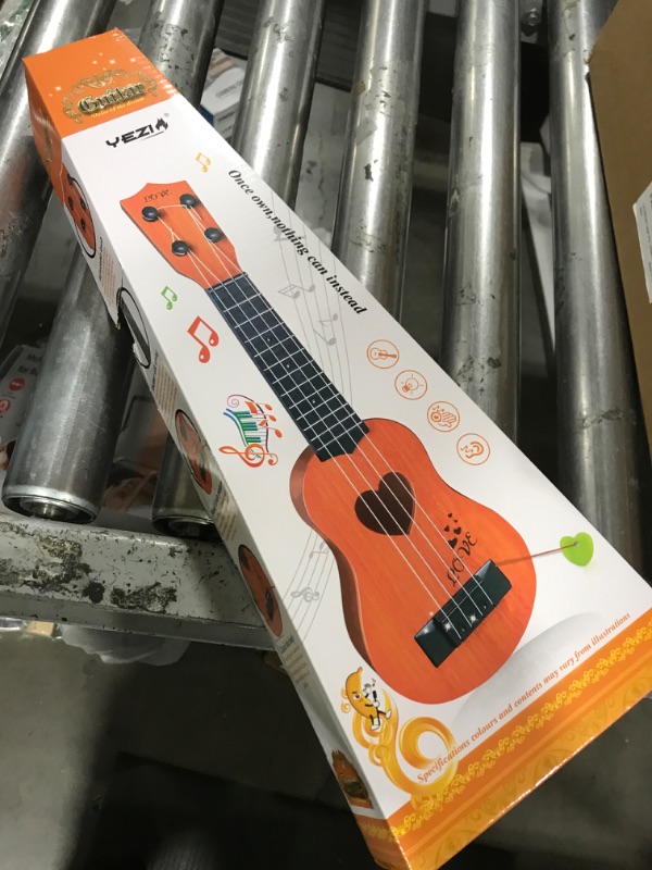Photo 1 of YEZI Kids Toy Classical Ukulele Guitar Musical Instrument, Brown
