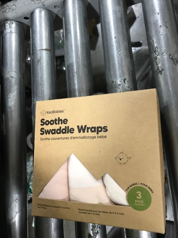 Photo 1 of KeaBabies 3-Pack Organic Baby Swaddle Sleep Sacks - Swaddles for Newborns, Infant 0-3 Months, Baby Girls, Boys, Soft & Snug Newborn Sleep Sack, Nursery Swaddling Blankets (Angelic)