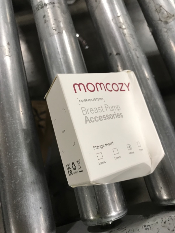 Photo 1 of Momcozy Flange Insert 19mm Compatible with 24mm Flange/Shield of Most Pumps, Insert for Breast Pump Replacement Accessories, 4PCS 19mm