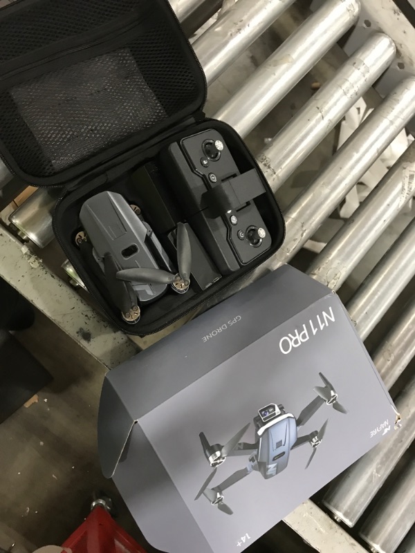 Photo 1 of N11 Pro GPS Drone with Camera for Adults 4K UHD Premium Quadcopter Featuring 90 Minutes Extended Flight, Auto Return to Home, Intelligent Tracking Feature, Brushless Propulsion, Long Range Control, and 5G FPV Experience?