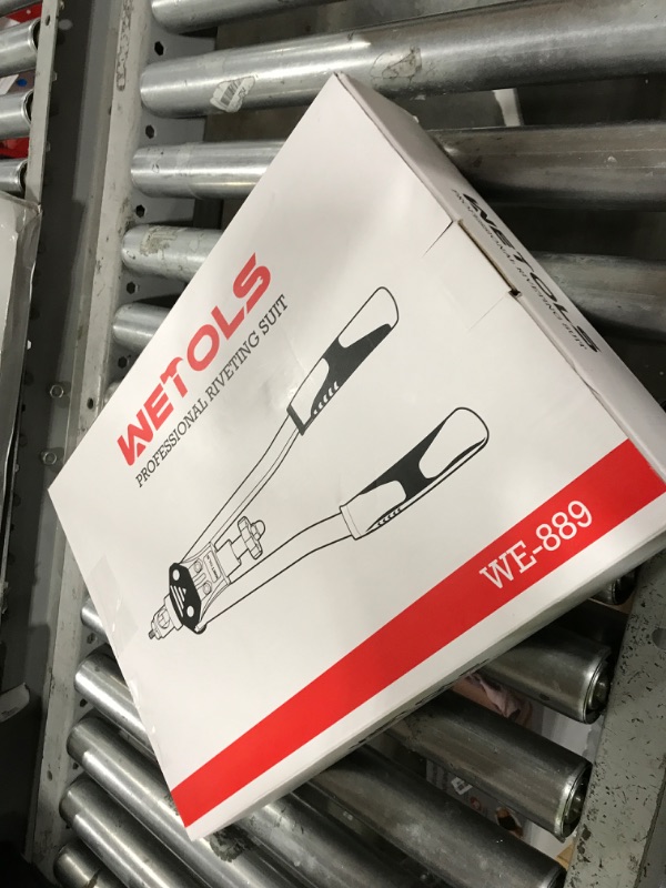 Photo 1 of WETOLS 16" Rivet Nut Tool, Professional Rivet Nut Tool Kit with 11 Metric & Inch Mandrels M3 M4 M5 M6 M8 M10 M12, 10-24, 1/4-20, 5/16-18, 3/8-16, 110pcs Rivnuts and Blow Carry Case - WE-889
