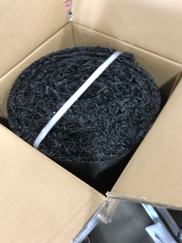 Photo 1 of Lukloy 2 Pack 140" X 5.75" Black Rubber Mulch for Landscaping Reduced Weed Growth, Cuttable Recycled Rubber Mulch Roll Mat, Permanent Natural-Looking Tree and Playground Gardening Edging Border