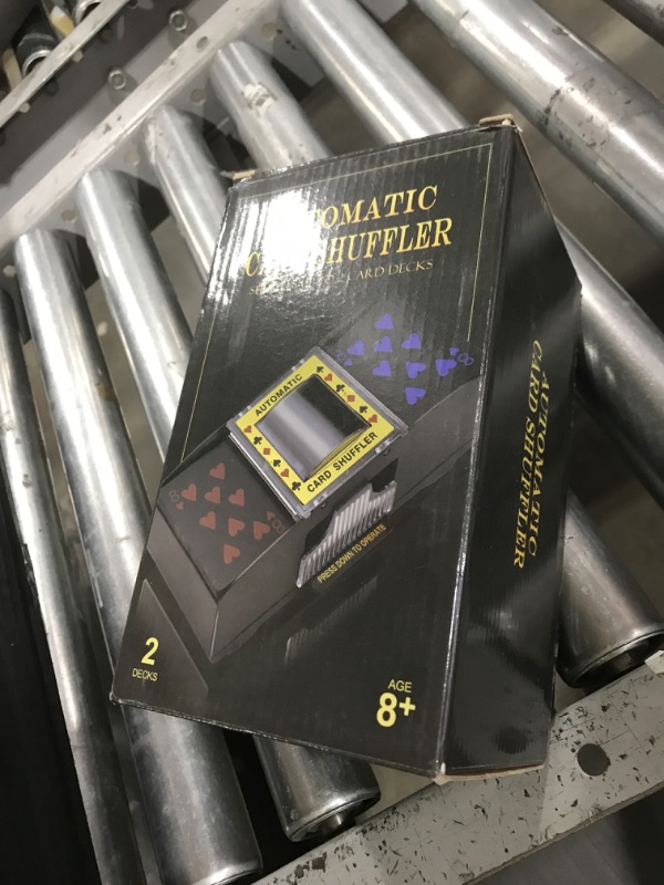Photo 1 of Nileole 2 Decks Automatic Card Shuffler, Battery-Powered Shuffler for UNO, Phase10, Texas Hold'em, Poker, Home Card Games, Blackjack, Party Club