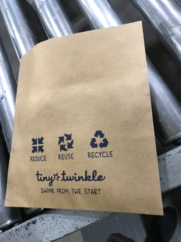 Photo 1 of Tiny Twinkle Mess Proof Baby Bib,Waterproof Smock Baby Bib for Eating,Machine Washable Long Sleeve Bib,Baby Led Weaning,Toddler Bib,BLW Supplies(Checkers Brown, Small 6-24 Months)