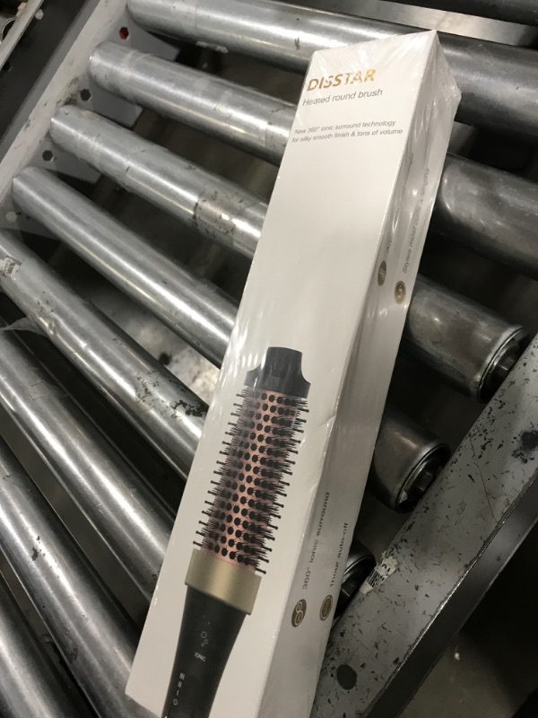 Photo 1 of Ionic Thermal Brush Blowout Hot Brush 1.5 Inch Heat Hair Curling Brush 30s Fast Heated Round Brush Hair Styling Brush Dual Voltage Hot Curling Iron Brush for Easy Blowouts Styling