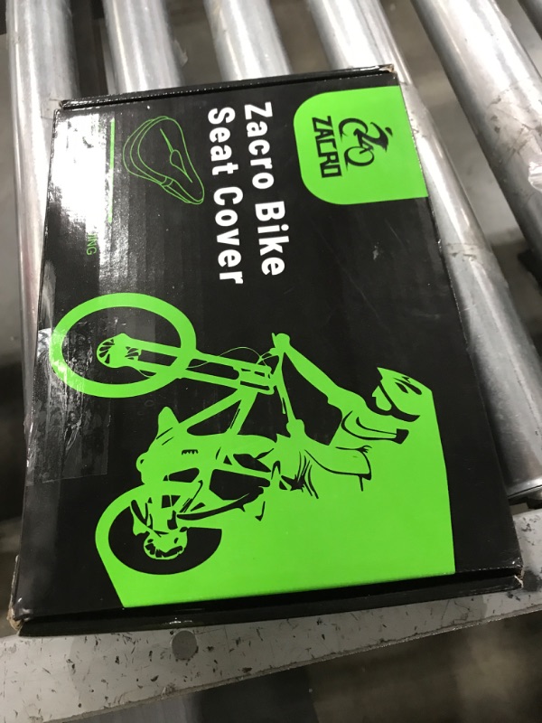Photo 1 of Zacro Bike Seat Cushion - Gel Padded Cover for Men Women Comfort, Extra Soft Exercise Bicycle Compatible with Peloton, Stationary or Cruiser Seats