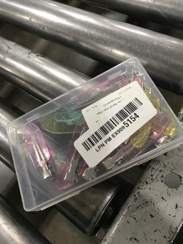 Photo 1 of Gingbiss 20 Pcs No Bend Hair Clips, No Crease Hair Clips Curl Pin Clips with Storage Box for Hairstyle Bangs Waves Makeup