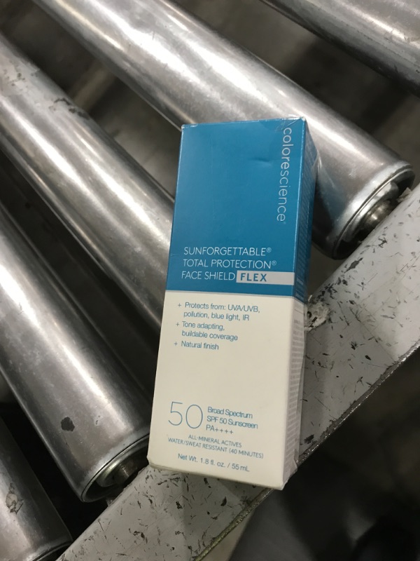 Photo 1 of Colorescience 50 to 70 SPF Total Protection Face Shield Flex SPF 50, Zinc Oxide Formula, Tan, 1.8 fl. oz.