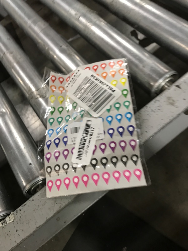 Photo 1 of 0.375x0.6 inch 100 PCS Map Location Position Stickers