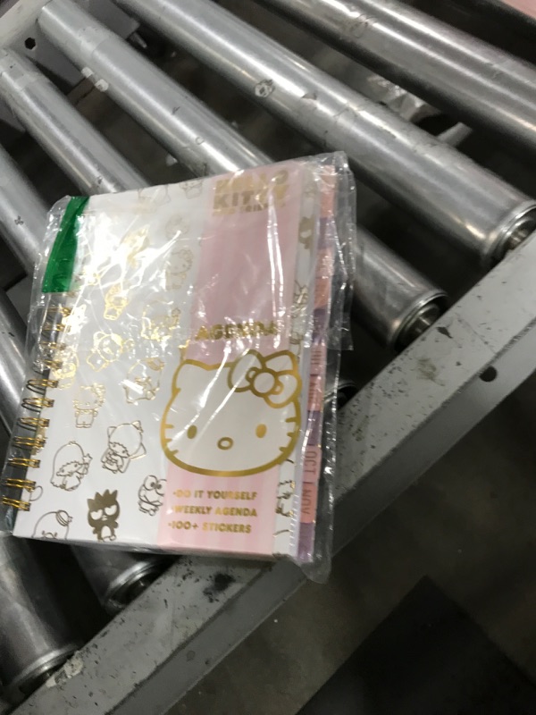 Photo 1 of Hello Kitty And Friends Agenda, 70 Pages, Hardcover Planner, Hello Kitty & Kuromi Stickers, Sanrio Stuff, Cute School Supplies, Cute Stationery, Hello Kitty School Supplies, Sanrio Accessories