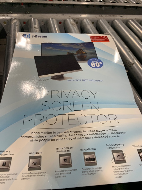 Photo 1 of J J-Dream [2 Pack] 18.5 Inch Privacy Screen for Computer Monitor Blue Light Screen Protector Anti Glare Anti-Scratch Monitor Privacy Shield Screen 18.5 Inch 16:9 Aspect Ratio