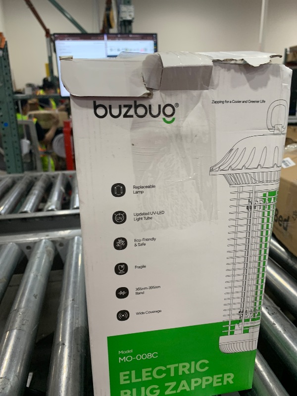 Photo 1 of Buzbug LED Bug Zapper Indoor Outdoor, 10 Years Lifespan, 6.5ft Power Cord, IPX4 Waterproof, High-Voltage, Mosquito Zapper, Fly Trap Mosquito Trap, Fly Killer Fly Zapper -MO008C