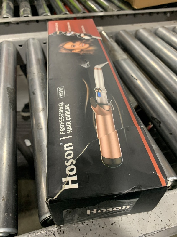Photo 1 of Hoson Curling Iron 2 Inch Large Barrel for Big Curls, Ceramic Curling Iron Wand for Long Hair,Dual Voltage, 10 Temp with LCD Display