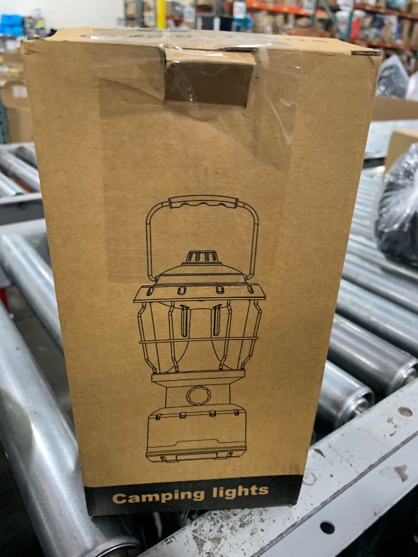 Photo 1 of LED Camping Lantern, Rechargeable Batteries Powered Lanterns 2500LM, Water Resistant Emergency Lantern for Power Outage, Hurricane, Hiking