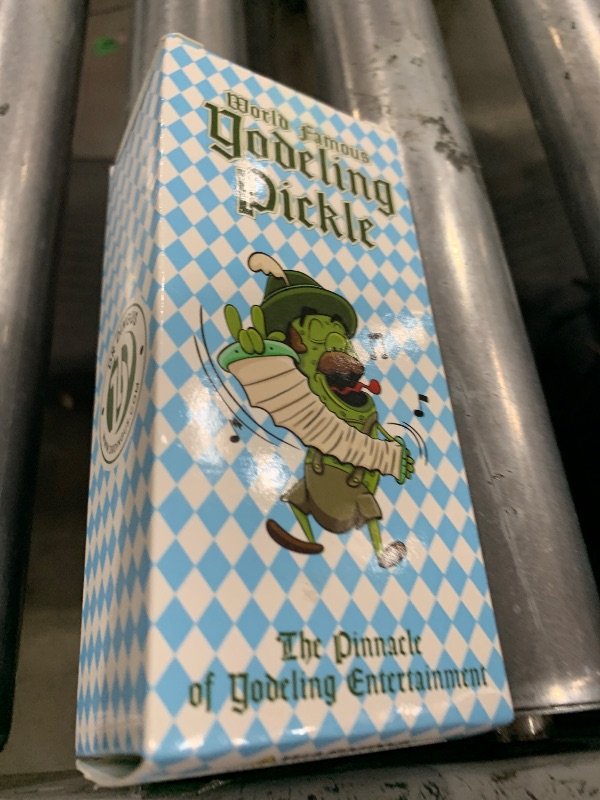 Photo 1 of DR DINGUS Yodeling Pickle (1 Pickle) Sings Dill-lightful Musical Yodel Song - Hilarious Laughs - Singing Novelty Gag Gift for Friends Family Coworkers Office Students Classroom