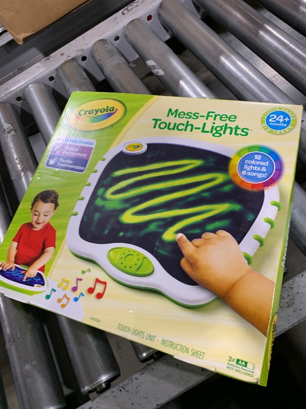 Photo 1 of Crayola Toddler Touch Lights, Musical Sensory Toys for Toddlers, Light Up Drawing Pad, Mess Free Painting, Travel Activity, Gift for Toddlers, 2+