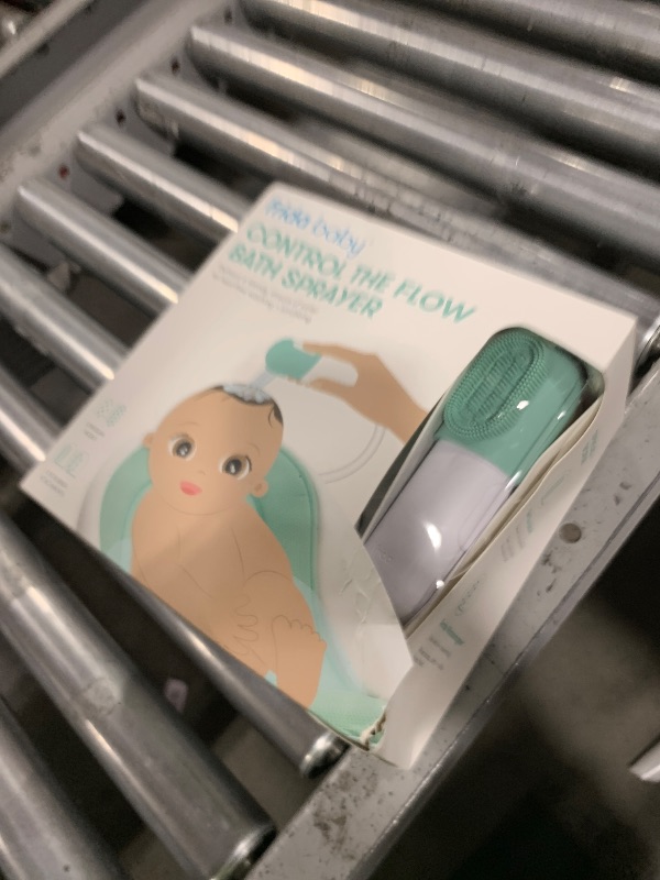 Photo 1 of Frida Baby Control The Flow Bathtub Sprayer Attachment for Baby Bathtub, Shower Head with Scalp Massager, Control Waterflow with 2 Pressure Modes
