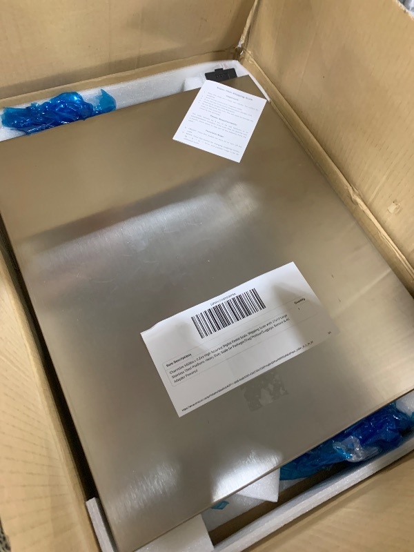 Photo 1 of Charmline 660lbs x 0.2oz High Accuracy Digital Postal Scale, Shipping Scale with 21x17 Large Stainless Steel Platform, Heavy Duty Scale for Packages/Dog/Postage/Luggage, Battery & AC Adapter Powered
