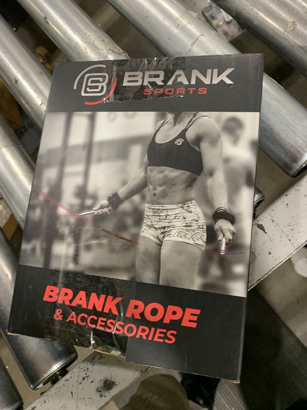 Photo 1 of BRANK SPORTS® Speed rope set incl. 3 steel spare cables | Ideal for Crossfit, fitness, boxing and easy double under | Jump ropes for fitness women and men premium bearing balls | Unbreakable handles