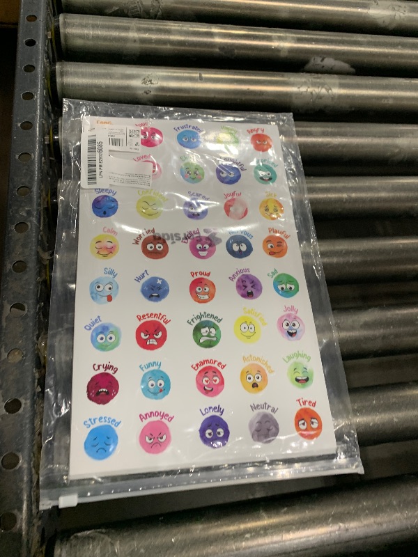 Photo 1 of Eersida 800 Pieces Face Emotion Feelings Stickers for Kids 1.4 Inch Funny Mood Incentive Stickers Bulk Reward Decal 
