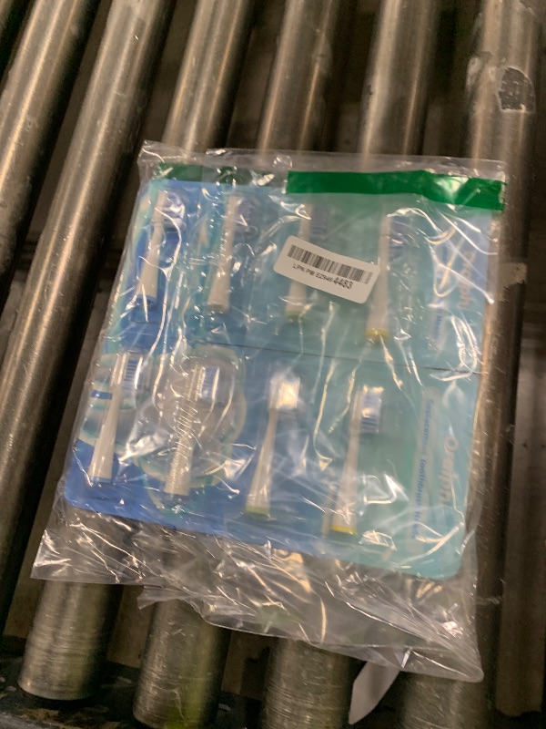 Photo 1 of Oralphi 8 Pack Toothbrush Replacement Heads for Waterpik Sensonic Complete Care CC-04CD010-1, and for Waterpik Sensonic Electric Toothbrush STW-03W020/STW-03W027, with Cover for White STWB-3WW-B