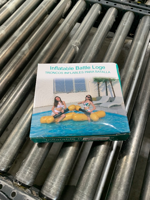 Photo 1 of MENGDUO 2 Pcs Set Inflatable Floating Row Toys, Adult Children Pool Party Water Sports Games Log Rafts to Float Toys