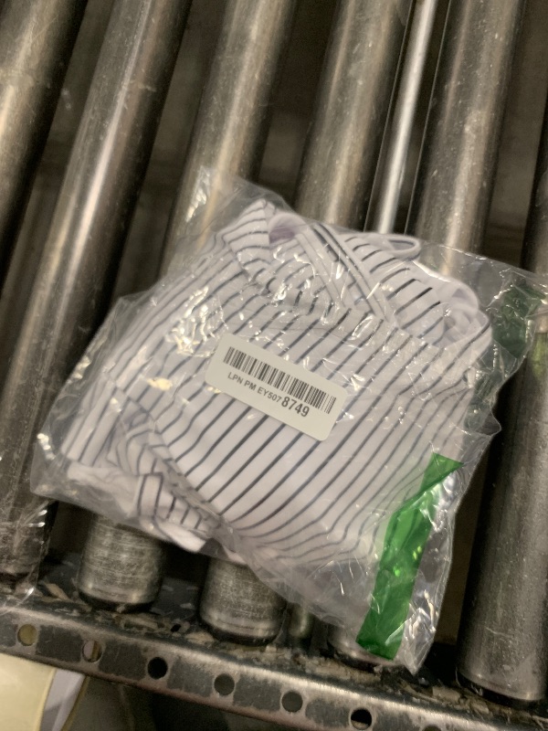 Photo 1 of Eomenie Women's Tummy Control One Piece Swimsuit Ruffle Square Neck Bathing Suit Ruched Cutout Back Slimming Swimwear Black White Stripe