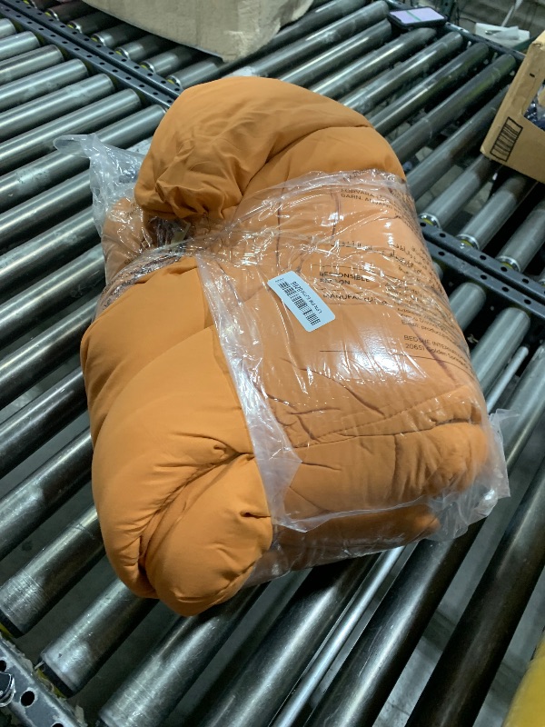 Photo 1 of Bedsure Comforter Duvet Insert - Quilted Comforters Queen Size, All Season Duvet, GentleSoft Down Alternative Bedding, with 8 Tabs, Gifts for Women/Men, Burnt Orange, Queen 88 x 88 Inches