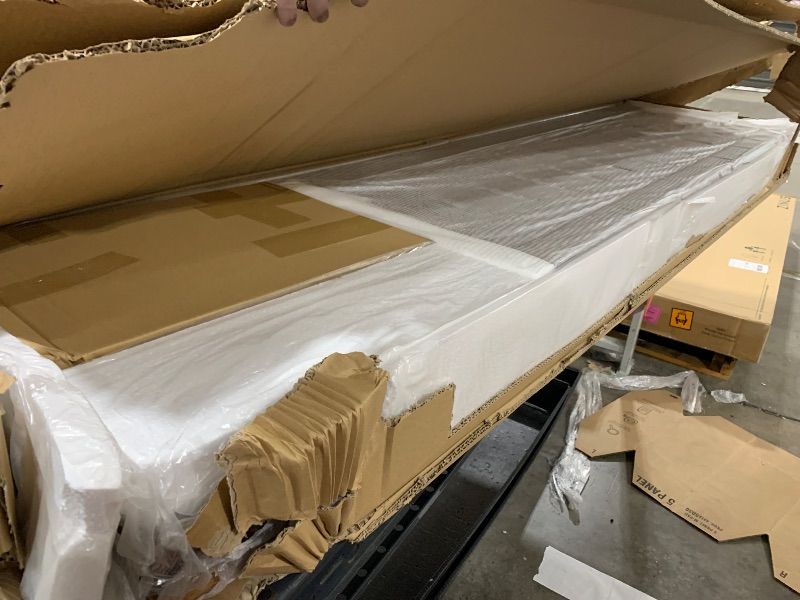 Photo 1 of ZINUS Vivek Deluxe Wood Platform Bed Frame with Headboard, Wood Slat Support, No Box Spring Needed, Easy Assembly, Queen