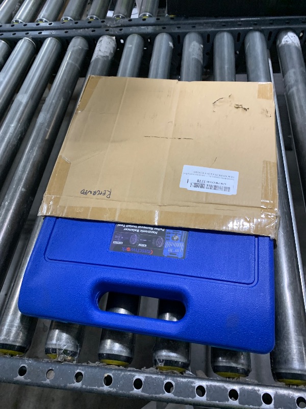 Photo 1 of easchwork Harmonic Balancer Puller Removal Install Tool Flywheel Remover Crankshaft Pulley Removal Installation Set for Harmonic Balancer Gear Pulleys Steering Wheel