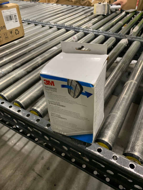 Photo 1 of 3M Organic Vapor Performance Cartridge, 3 Pairs, For Use With 3M 6000, 6500 & 7500 Series Facepieces, NIOSH-APPROVED OV For Use Against Certain Organic Vapors, Easy-To-Attach Design (6001P3-DC)