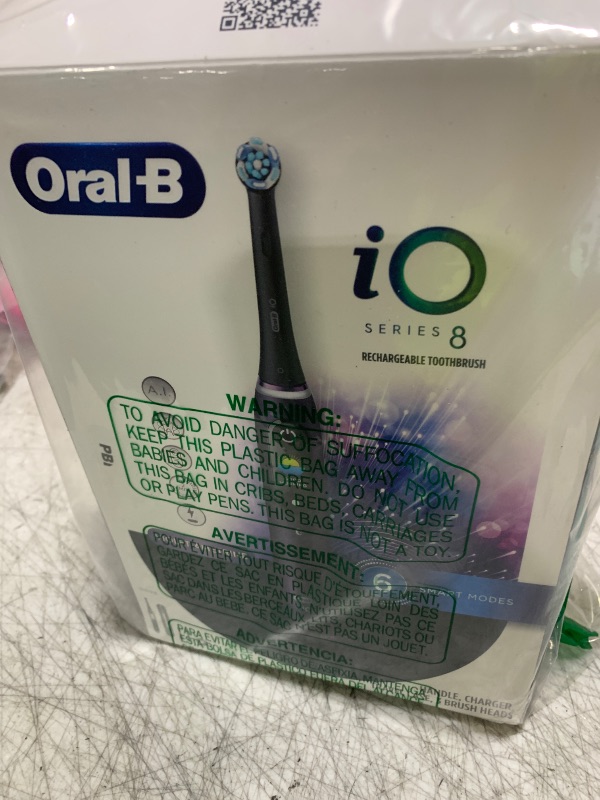 Photo 1 of Oral-B iO Series 8 Electric Toothbrush with 2 Replacement Brush Heads, Violet Ametrine