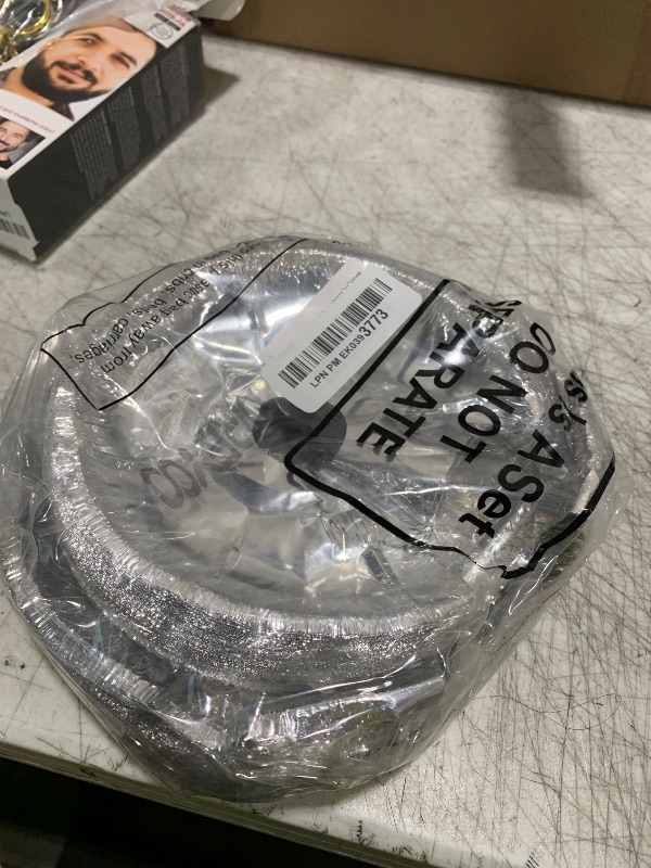 Photo 1 of Dreyoo 200 Pcs Pieces Electric Stove Burner Covers, Disposable Aluminum Foil Drip Pan Liners, 6.25 and 8 Inch Round Burner Liners to Keep Stove Top Clean from Oil and Food Drips