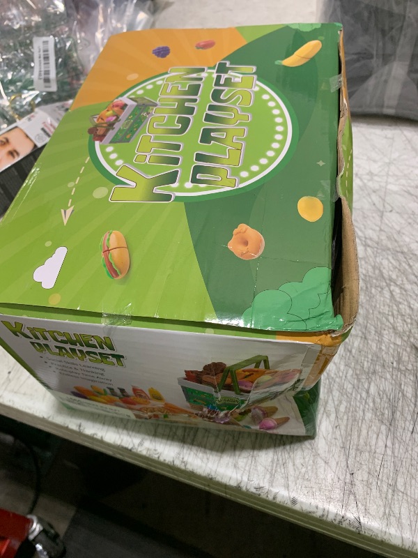 Photo 1 of 78Pc Pretend Play Food for Kids Kitchen, Cutting Toy Food with Storage Basket, Play Kitchen Accessories, Food Toys with Veggies, Fruits, Fake Food with Pizza Toy, Pretend Food, Boys Girls Gift