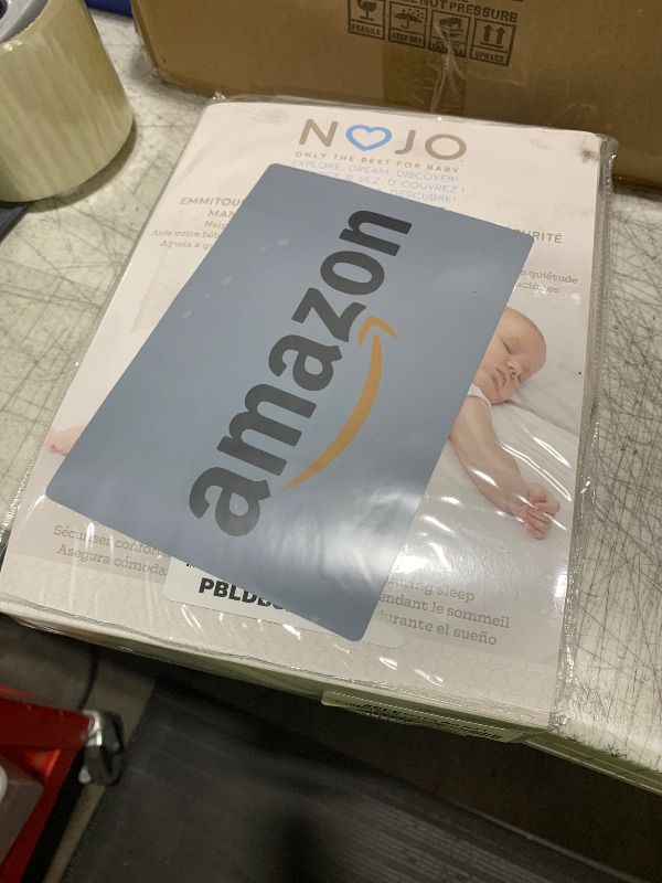 Photo 1 of NoJo Safe Sleep Swaddle Blanket for Crib Safety for Newborns and Infants – Safe, Anti-Rollover Blanket, White