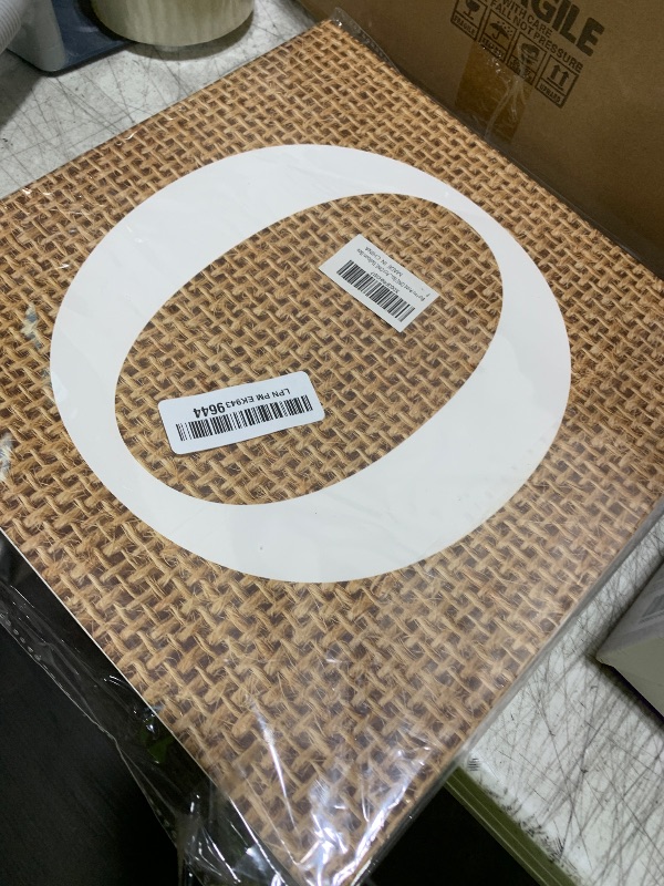 Photo 1 of Burlap Print ONE Boxes for 1st Birthday Decorations Boho First Birthday Decorations Gender Neutral 3 Pcs ONE Balloon Box