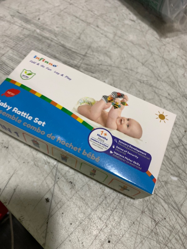 Photo 1 of Infinno Baby Wrist Rattle Socks and Foot Finder Set, Perfect Baby Toys for 0-12 Months Newborn Boys and Girls As Shower Gifts, Garden Bug Series