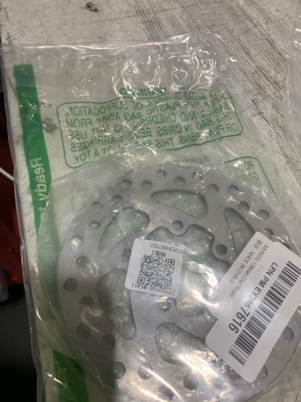 Photo 1 of MUNEFE 120mm Bike Disc Brake Rotor, Electric Scooter Brake Disc, Stainless Steel Disc Brakes Rotors for M36 PRO PRO2 Electric Scooter