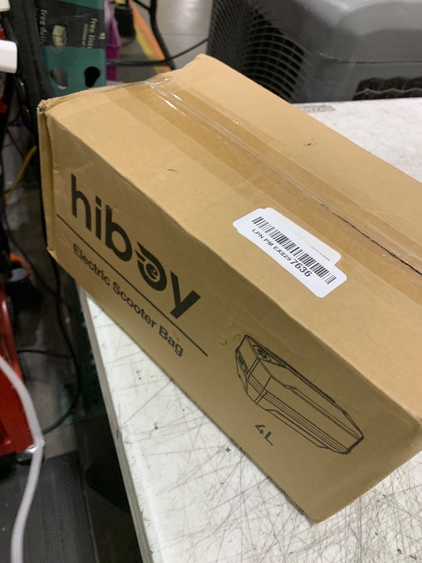 Photo 1 of Hiboy Scooter Storage Bag, 4L Large Capacity Handlebar Bag, Front Hanging Bag for Electric Scooter/Electric Bike, For Carrying Chargers, Phone, Keys with Waterproof Hardshell EVA Material
