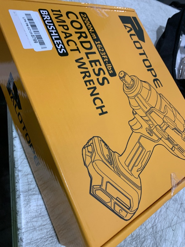 Photo 1 of Palotope 1/2" 1623FT-LBS Cordless Impact Gun Compatible with DeWalt Battery, 2200Nm Brushless Electric Wrench with LED Light, High Torque Power Driver Pistola Llave de Impacto for Truck (No Battery)