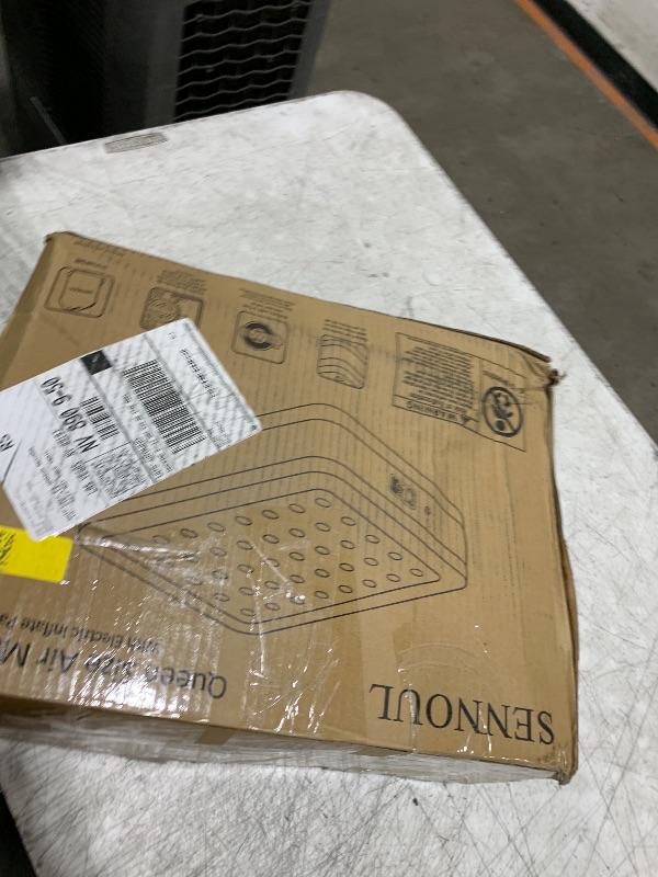 Photo 1 of SENNOUL Air Mattress Queen with Built in Pump - 2 Mins Quick Self Inflatable,16"/650lbs Max Blow Up Bed, All Night Stability No Lost Air?No Peculiar Smell for Camping,Home,Guests & Portable Travel
