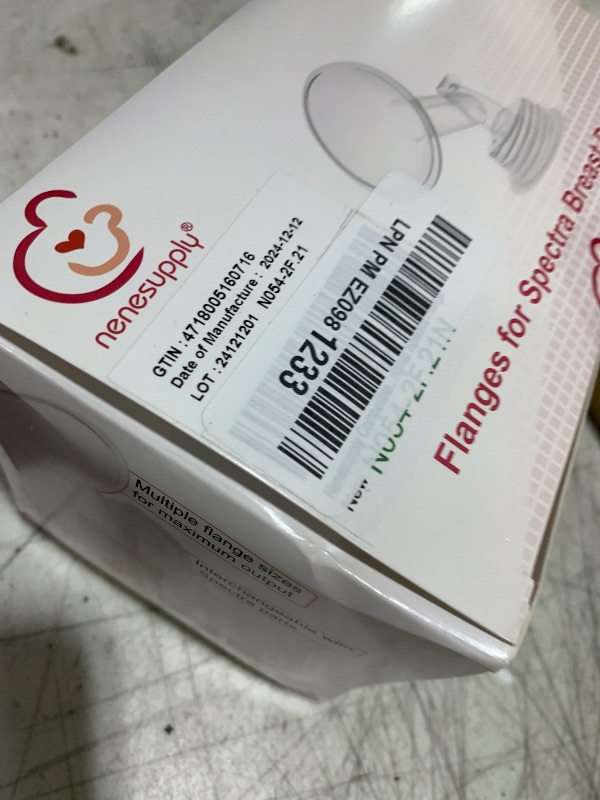 Photo 1 of Nenesupply 21mm 2 pc Flanges Compatible with Spectra S2 S1 9 Plus Synergy Gold Breastpump Replacement to Spectra Pump Parts Flange Accessories Wide Mouth Work with Valve Backflow Protector Bottle