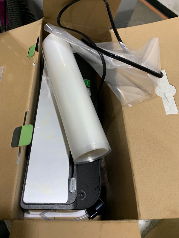 Photo 1 of PressFree TRUE-Auto Vacuum Sealer Machine, Beelicious 85KPA Fully Automatic 8-IN-1 Food Sealer with Bags Storage, Build-in Cutter, Moist Mode and Air Suction Hose | Digital Countdown | Sous Vide