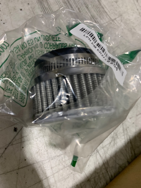 Photo 1 of Aynaxcol Stainless Steel Air Intake Filter with Clamp Fits for Motorcycle Scooter 48mm-52mm, 58mm (48mm-52mm)