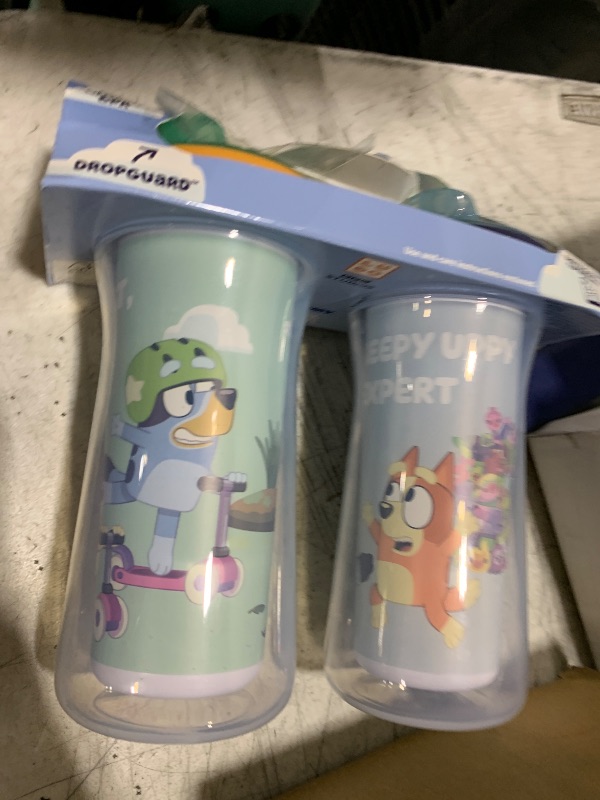 Photo 1 of The First Years Bluey Insulated Sippy Cups - Dishwasher Safe Spill Proof Toddler Cups - Ages 12 Months and Up - 9 Ounces - 2 Count