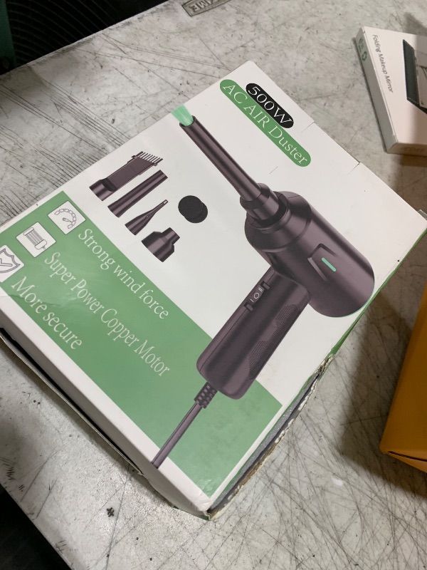 Photo 1 of Goweto Electric Air Duster - Air Blower - Multi-Use Compressed Air Duster for Keyboard- Computer and PC - 5.74 oz Powerful Motor