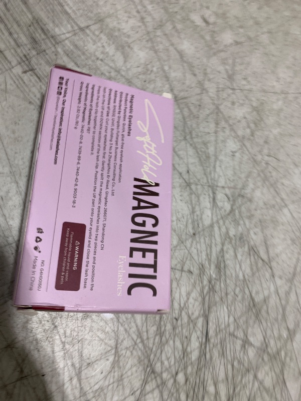 Photo 1 of BEYELIAN Magnetic Eyelashes with Applicator, Soft Magnetic Lashes Natural Look Comfortable & Secure Fit Easy to Apply Reusable (1 Pairs, CS02)