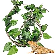 Photo 1 of Tfwadmx 3FT Snake Vines for Climbing Enclosure Fake Jungle Vines Flowers Leaves Habitat Terrarium for Reptile Snake Chameleon Ball Python
