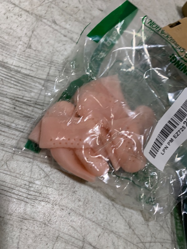 Photo 1 of 16Pcs Gel Finger Cots with Air Holes, Gel Finger Protectors Finger Covers Protection for Finger Tips, Breathable Finger Covers Finger Caps Gloves Finger Protectors for Wound, Finger Cracking