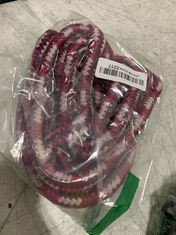 Photo 1 of Weaver Leather Poly Lead Rope Solid Brass Snap Burgundy/Pink/Raspberry, 5/8 x 10'